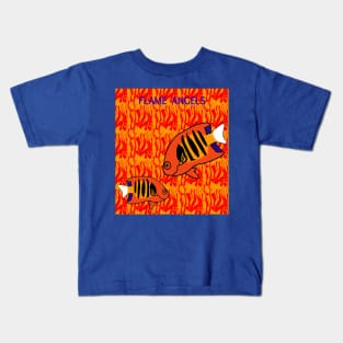 FLAME ANGELFISH Kids T-Shirt